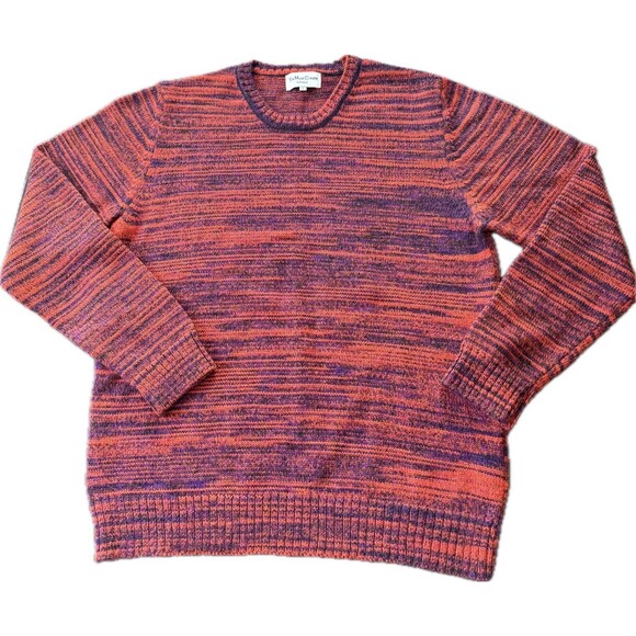 YMC You Must Create Merino Wool & Mohair Striped Men's Sweater Multicolor Size L - Picture 1 of 8
